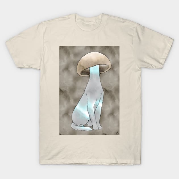 🍄 Shrimp of the Woods Cat 🍄 T-Shirt by Maribean